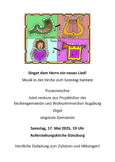 Plakat zum Konzert am 17. Mai