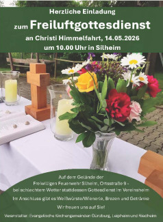 Plakat Himmelfahrt in Silheim