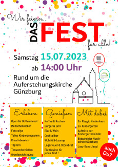 Flyer "Das Fest"