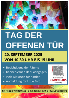 Plakat Tag der offenen Tür