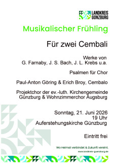 Plakat zum KOnzert