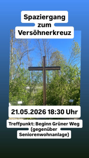 Spaziergang Versöhnerkreuz